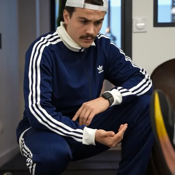 Le coach corrige la position pendant la séance